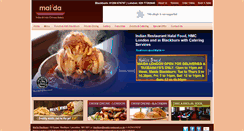 Desktop Screenshot of maida-restaurant.co.uk